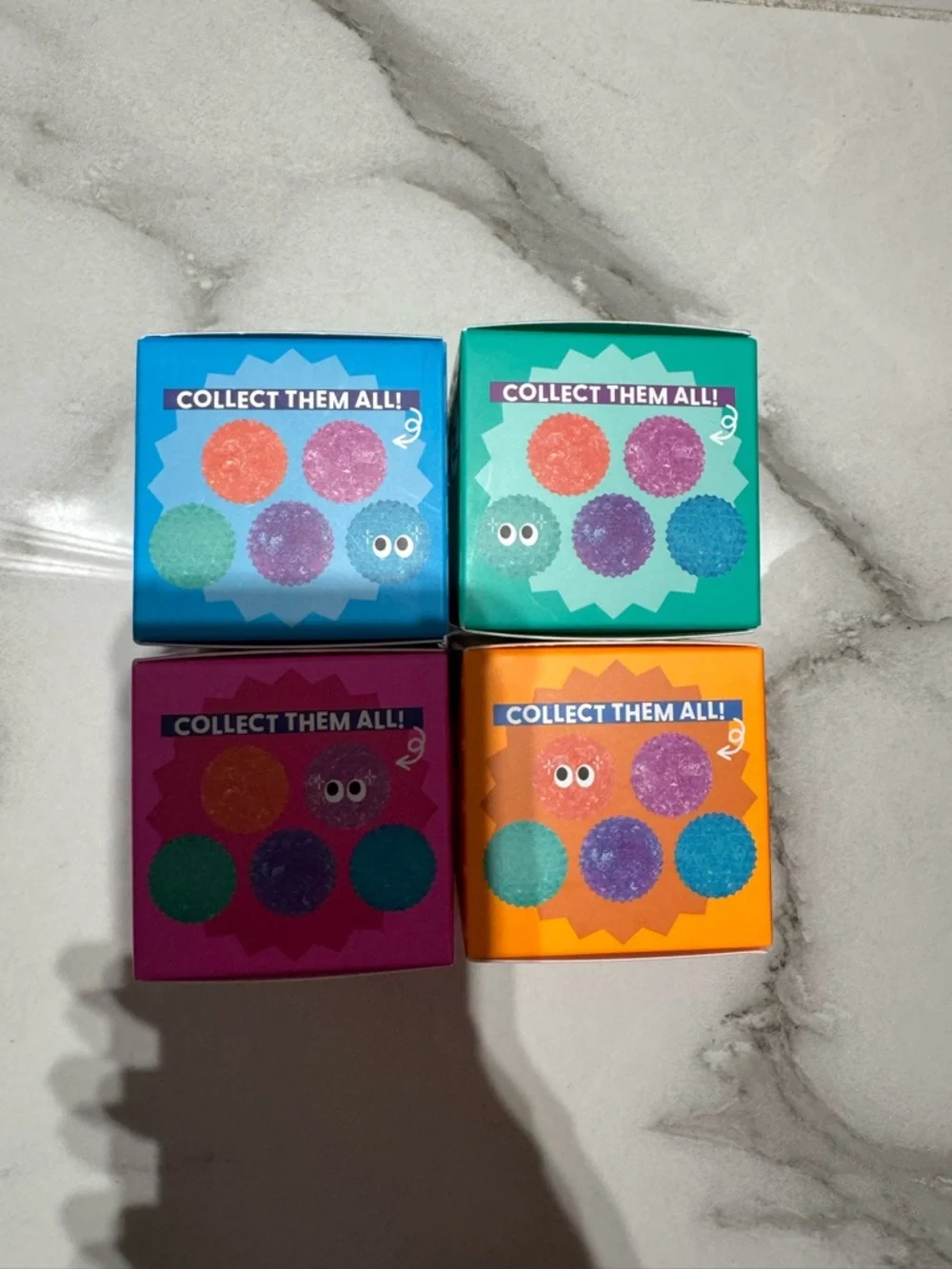 Target Diamond Squishy  - Blue, Teal green , Pink , Orange